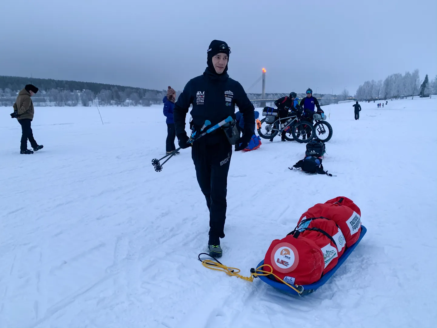 Joel Juht Rovaniemi ultramaratonil.