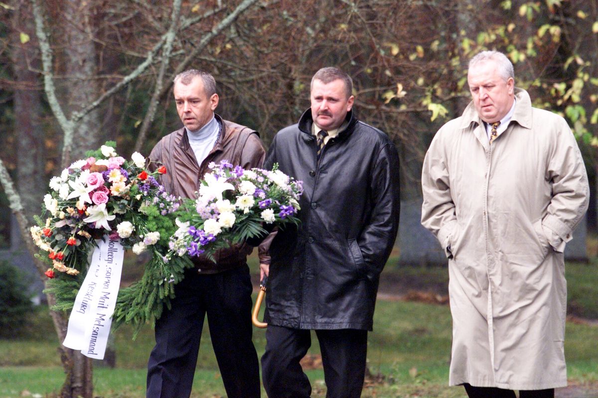 Сам Вадим Полищук также пришел на похороны Майта Метсамаа