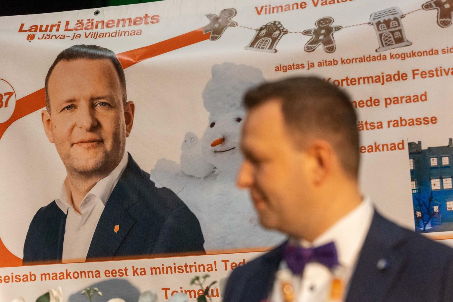 Siseminister ja erakonnajuht Lauri Läänemets pidas kuu aega tagasi Väätsal juubelipidu.