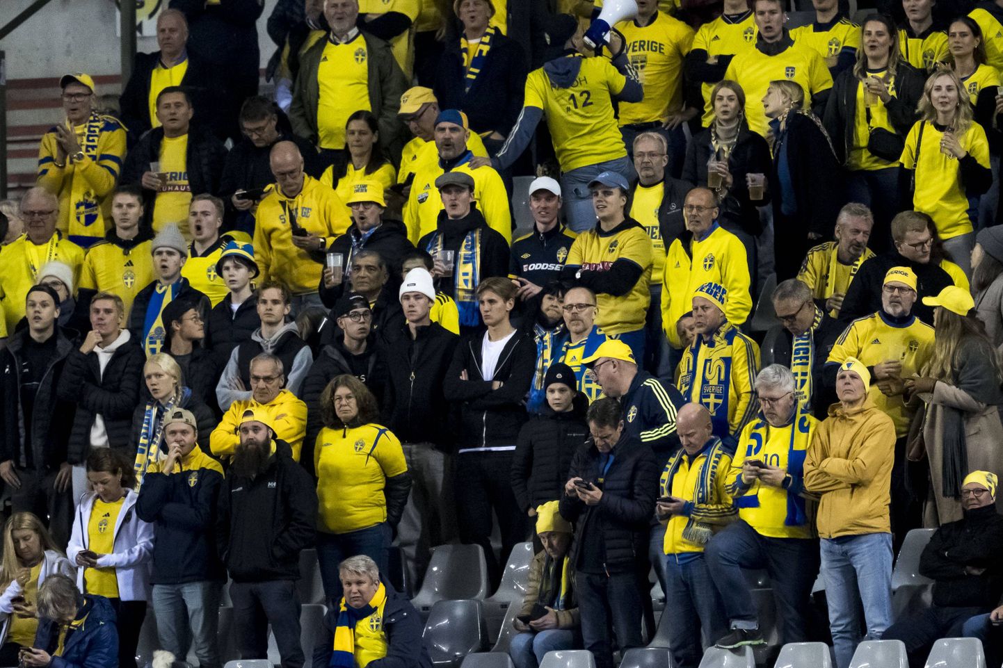 Rootsi jalgpallifännid.