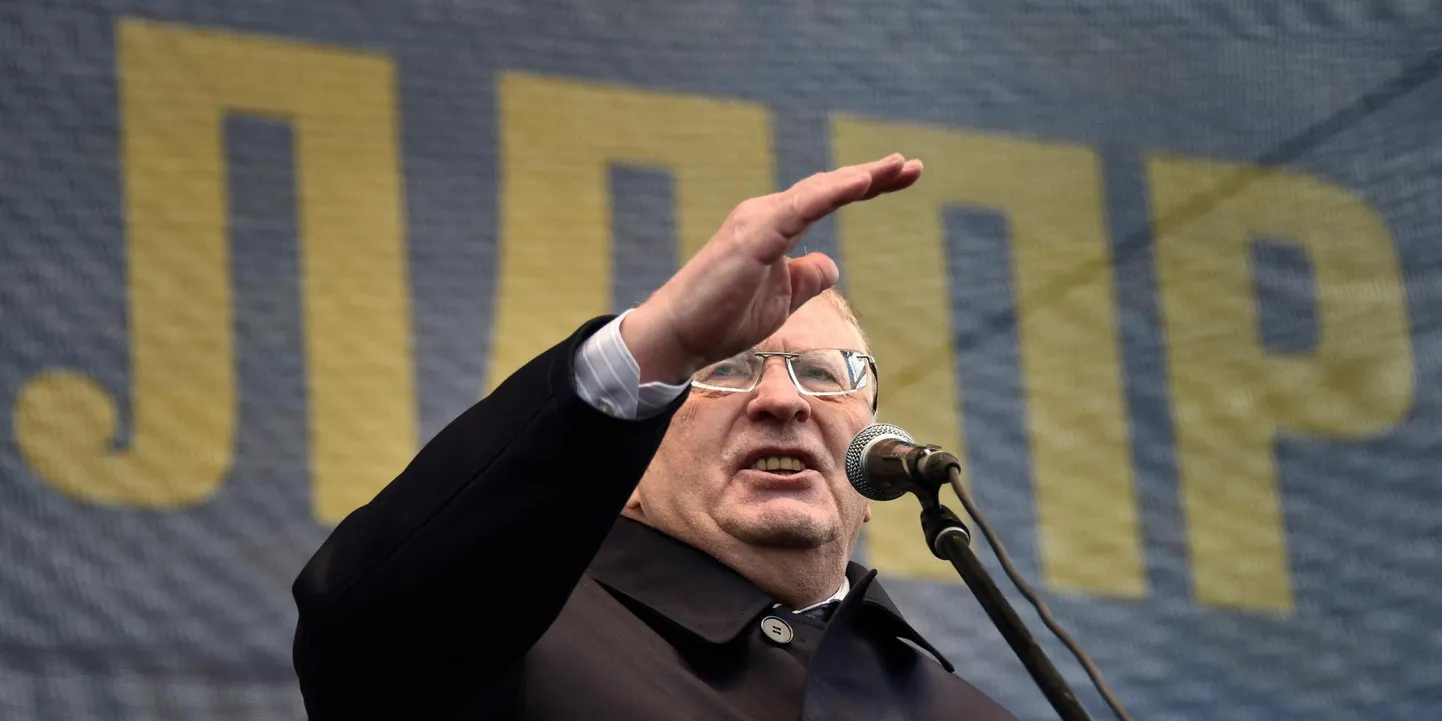 Vladimir Žirinovski 2016. aastal kõnet pidamas.