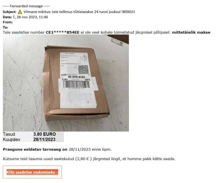 Petukirja näide.