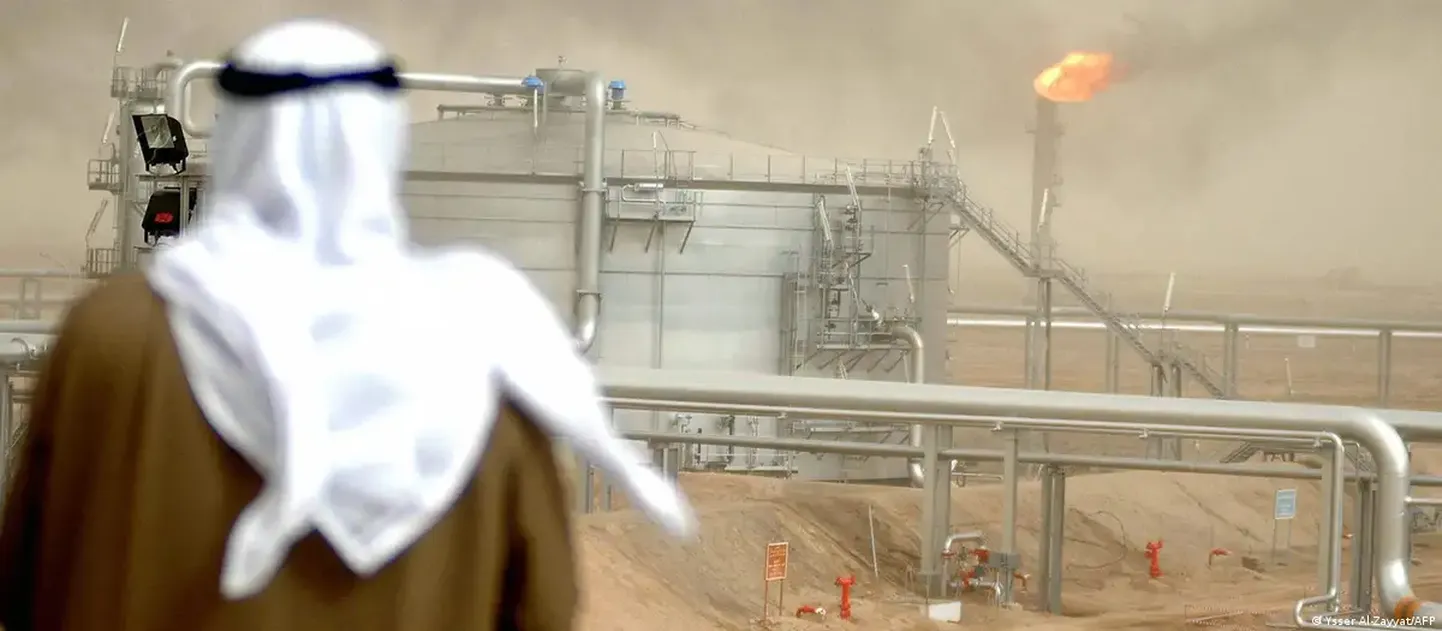 На нефтяном промысле в Кувейте