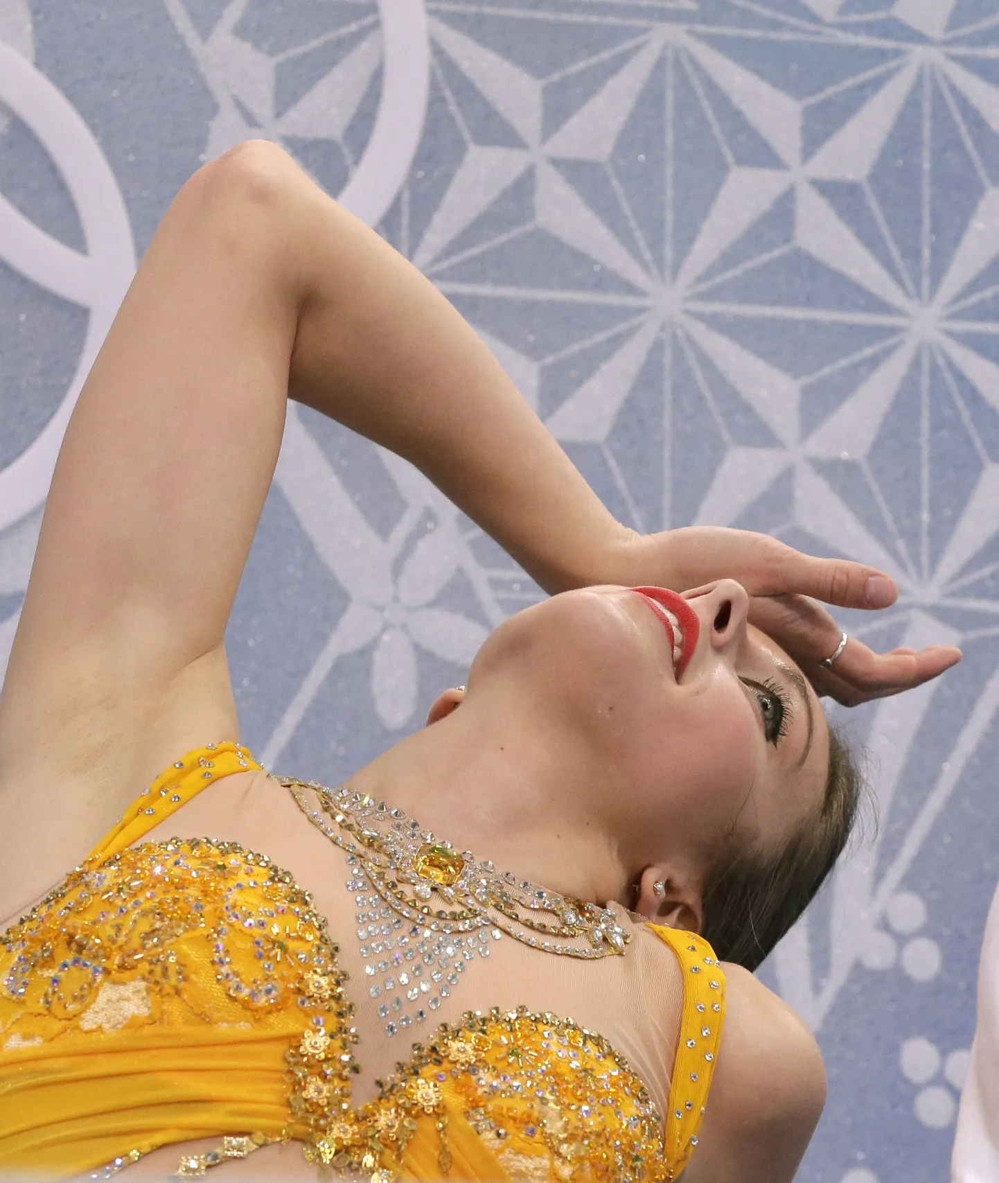 Ashley Wagner pärast eilset naiste iluuisutamise vabakava.