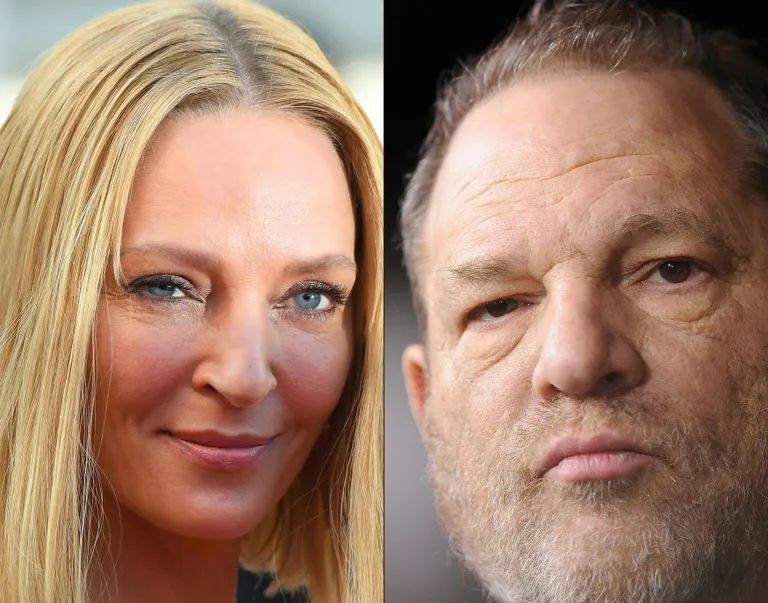 (Uma Thurman ja Harvey Weinstein