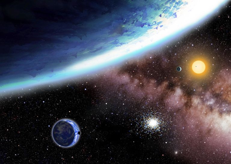 Kunstniku nägemus Kepleri teleskoobi avastatud potentsiaalselt elukõlblikest planeetidest. Foto: Scanpix