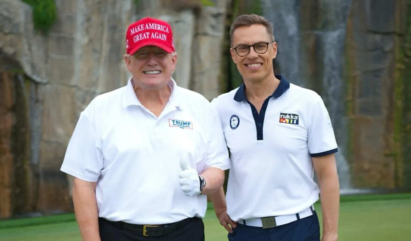 Дональд Трамп и Александер Стубб.