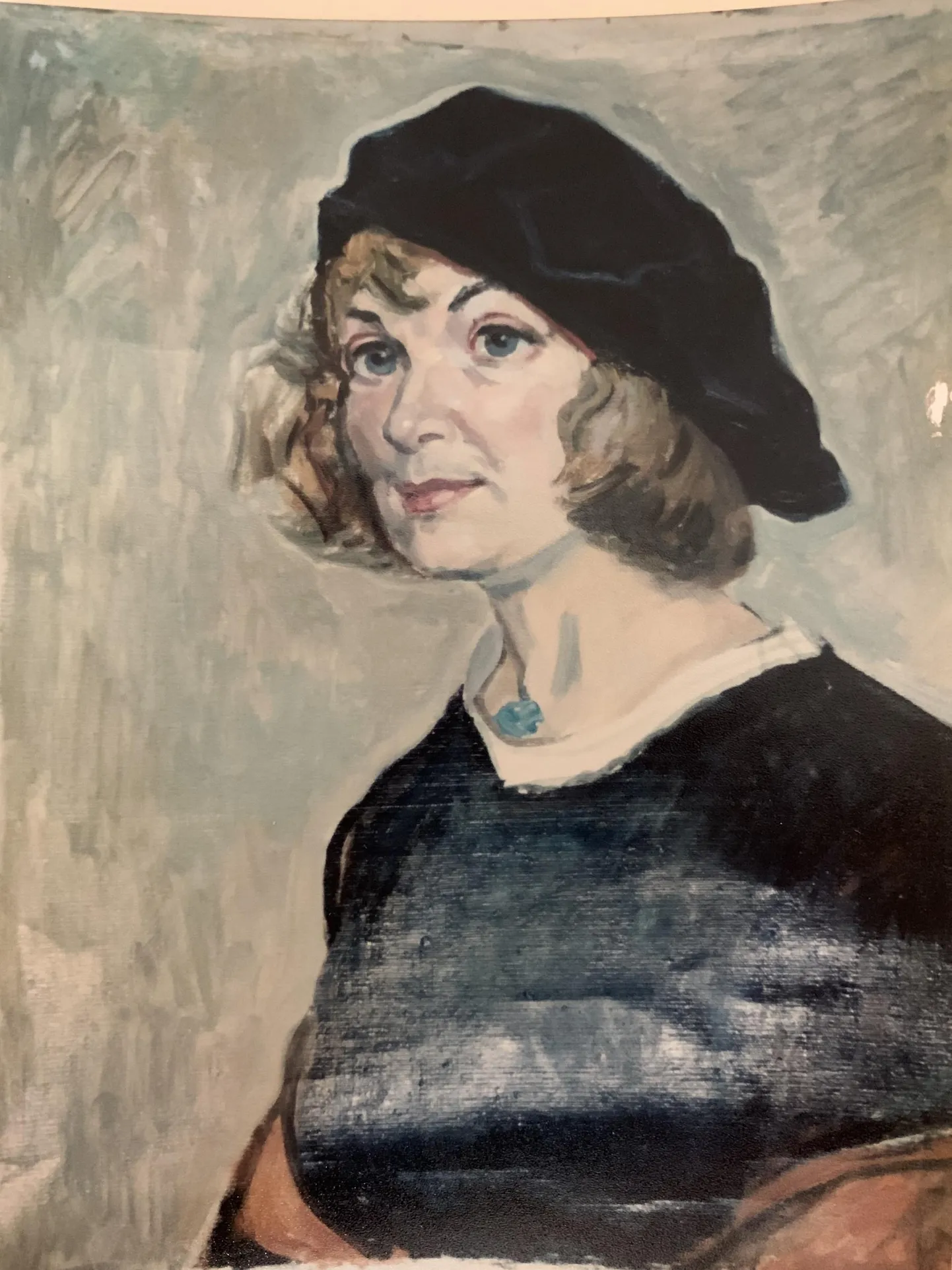 Foto noore Valli Lember-Bogatkina portreest kaunistab suure kunstisõbra Raivo Riimi kodu.