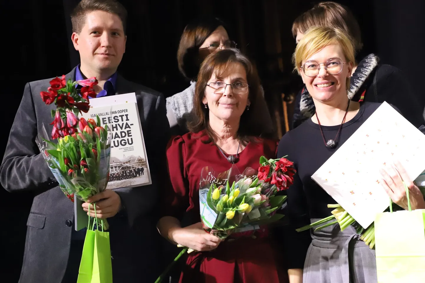 Järvamaa tegijad koos ehk Ründo Mülts, Kaja Kraav ja Reelika Räim.