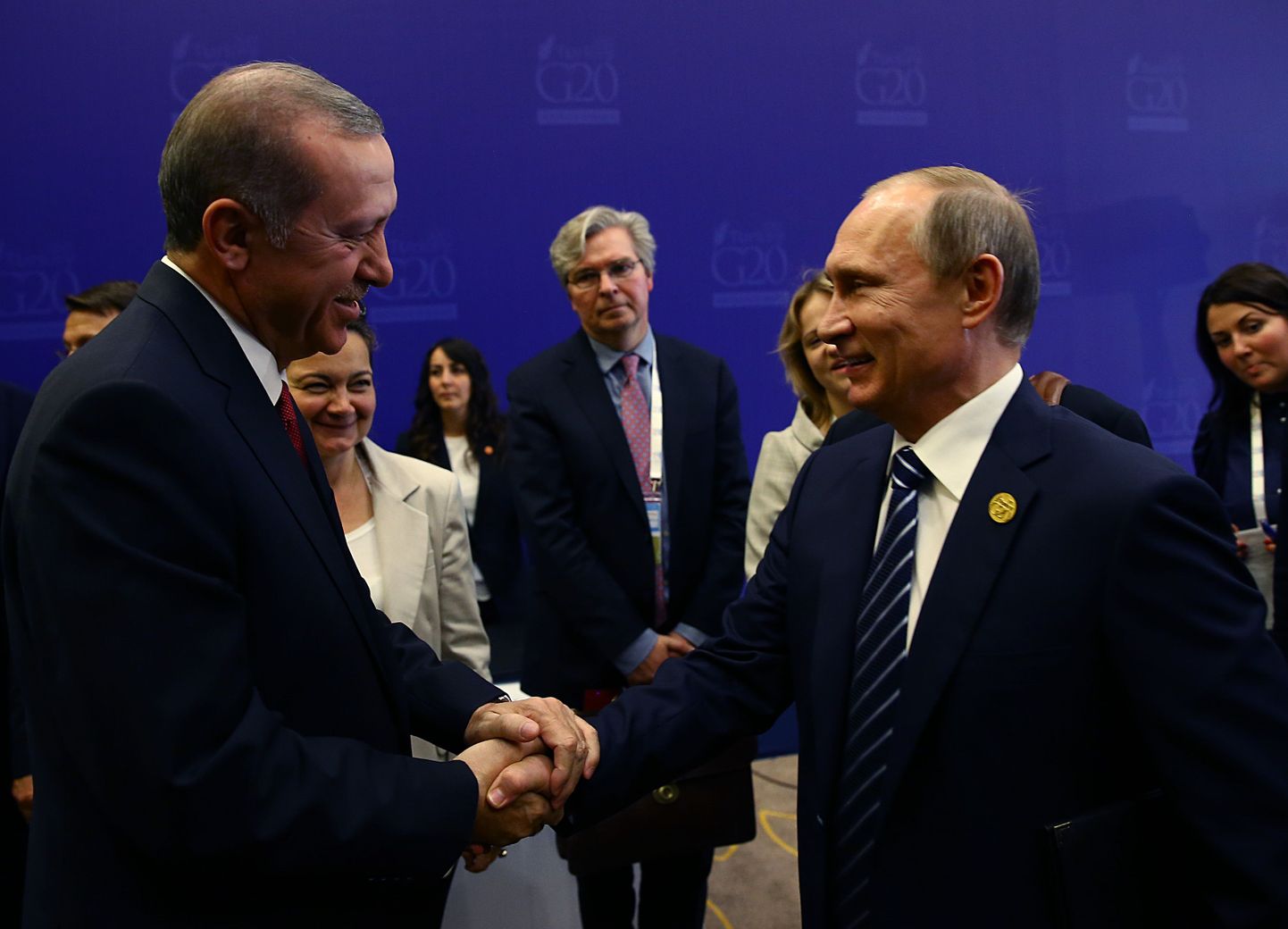 Türgi president Recep Tayyip Erdoğan ja Vene president Vladimir Putin