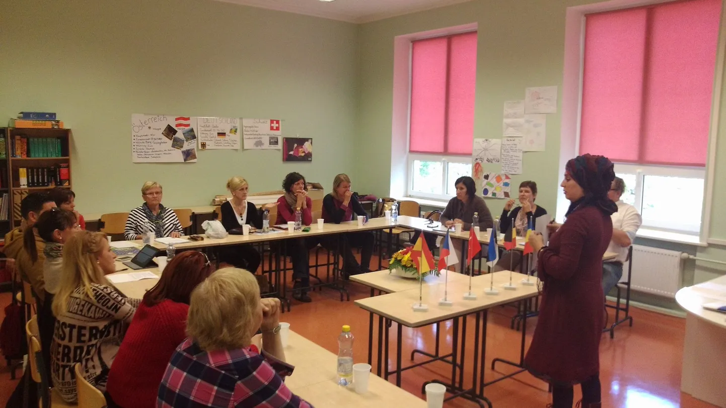 Erasmus+ projektikohtumine Pärnu-Jaagupi koolis.