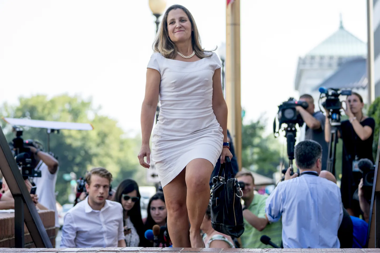 Chrystia Freeland saabumas kaubanduskõnelustele.