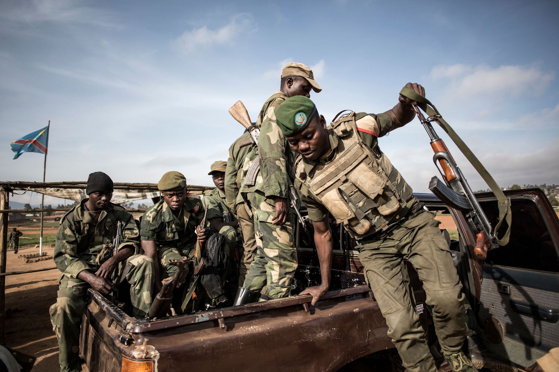 Kongo DV valitsusvägede sõdurid.
