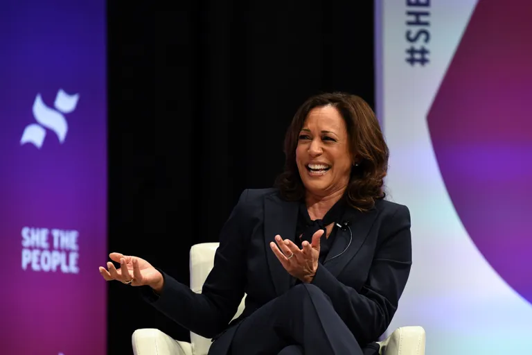 U.S. Democratic presidential candidate Kamala Harris participates in the She the People Presidential Forum in Houston, Texas, U.S. April 24, 2019. REUTERS/Loren Elliott