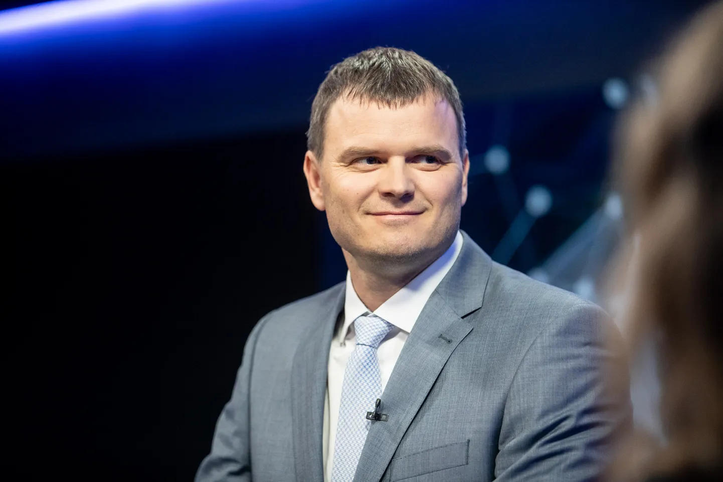 Keskkonnaminister Madis Kallas saates Ministri närviproov. Foto: Sander Ilvest, Postimees