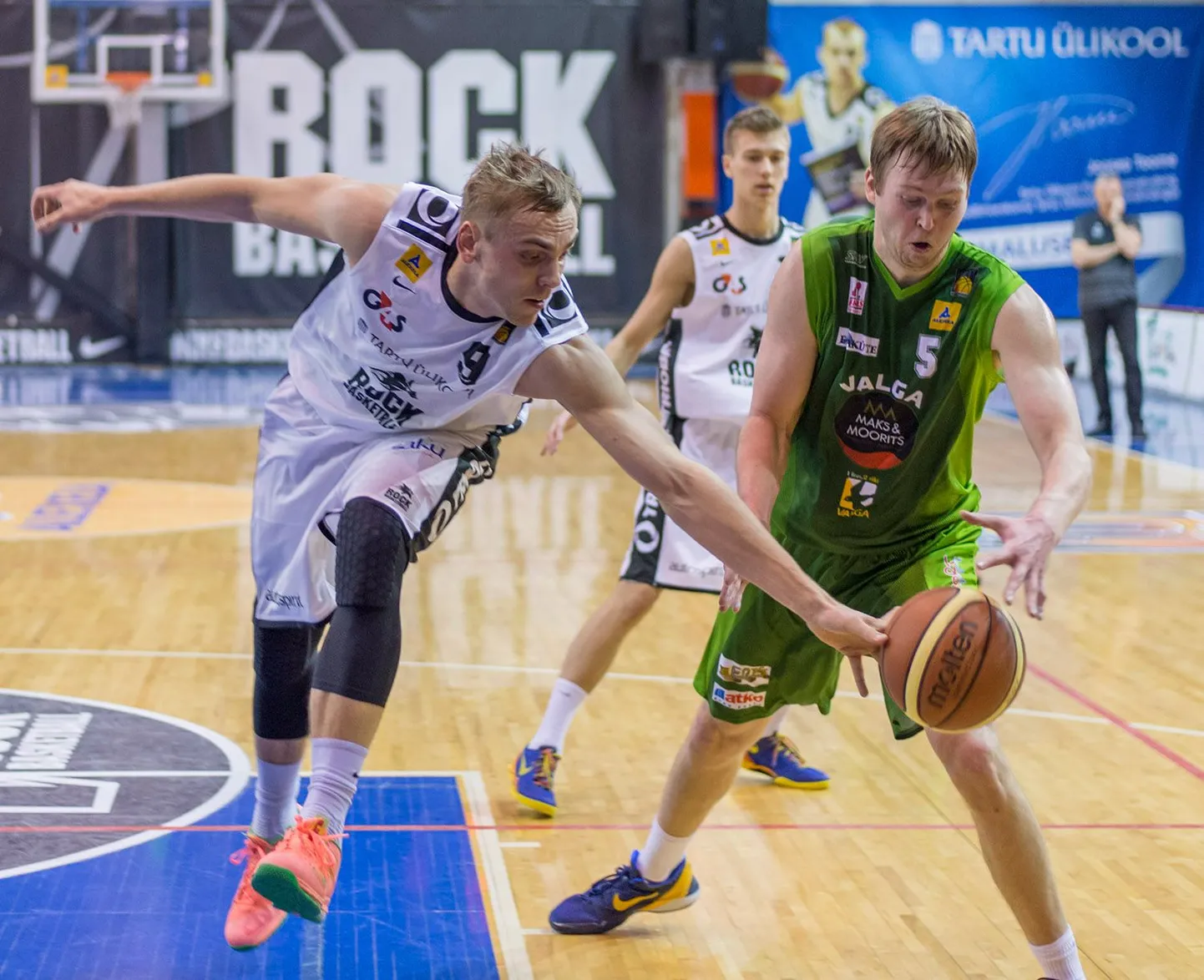 Tartu Rocki ja Valga Maks & Moorits esimene veerandfinaalkohtumine 16. aprillil, mille Rock võitis tulemusega 82:57.