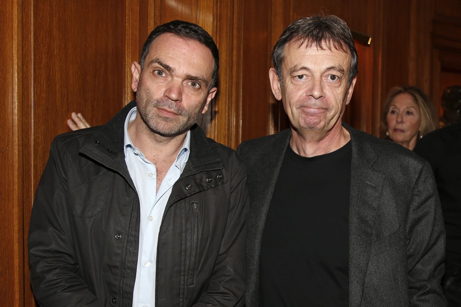 Yann Moix (vasakul) koos oma sõbra ja kolleegi Pierre Lemaitre'iga