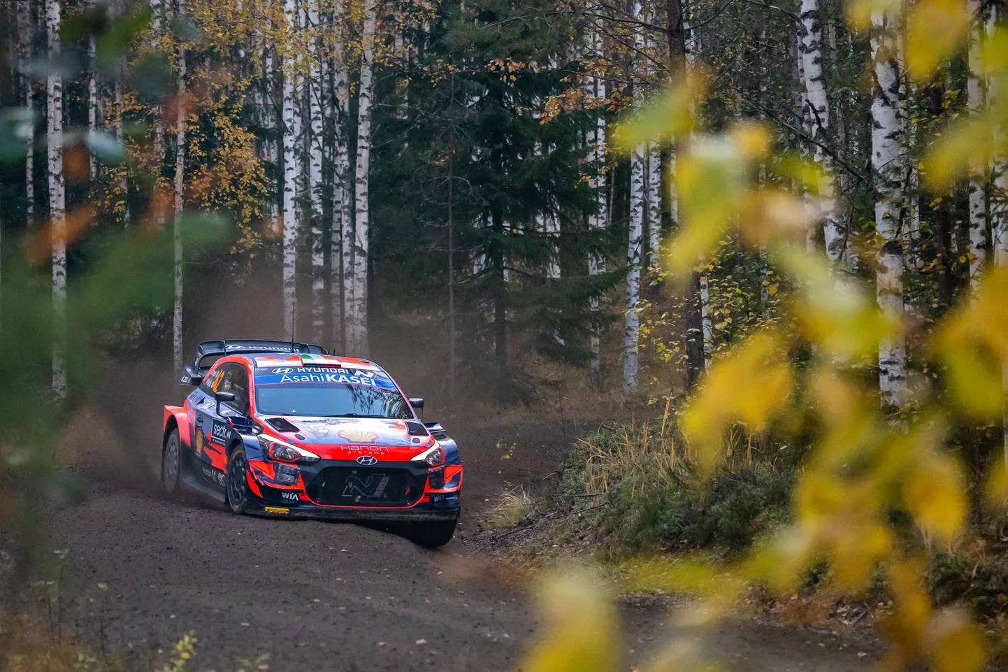 Craig Breen Hyundai i20 WRC-autoga 2021. aasta Soome rallil, kui tema kaardilugejaks oli Paul Nagle.