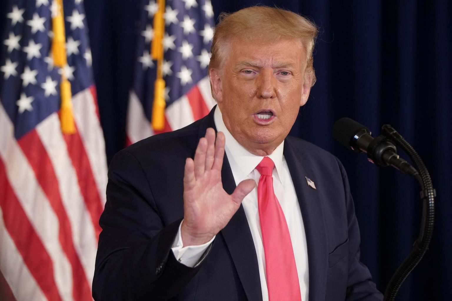 USA president Donald Trump.