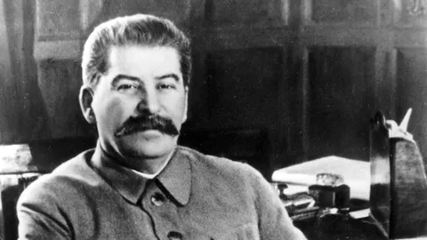 ВИДЕО ⟩ Житель России снес Сталину голову