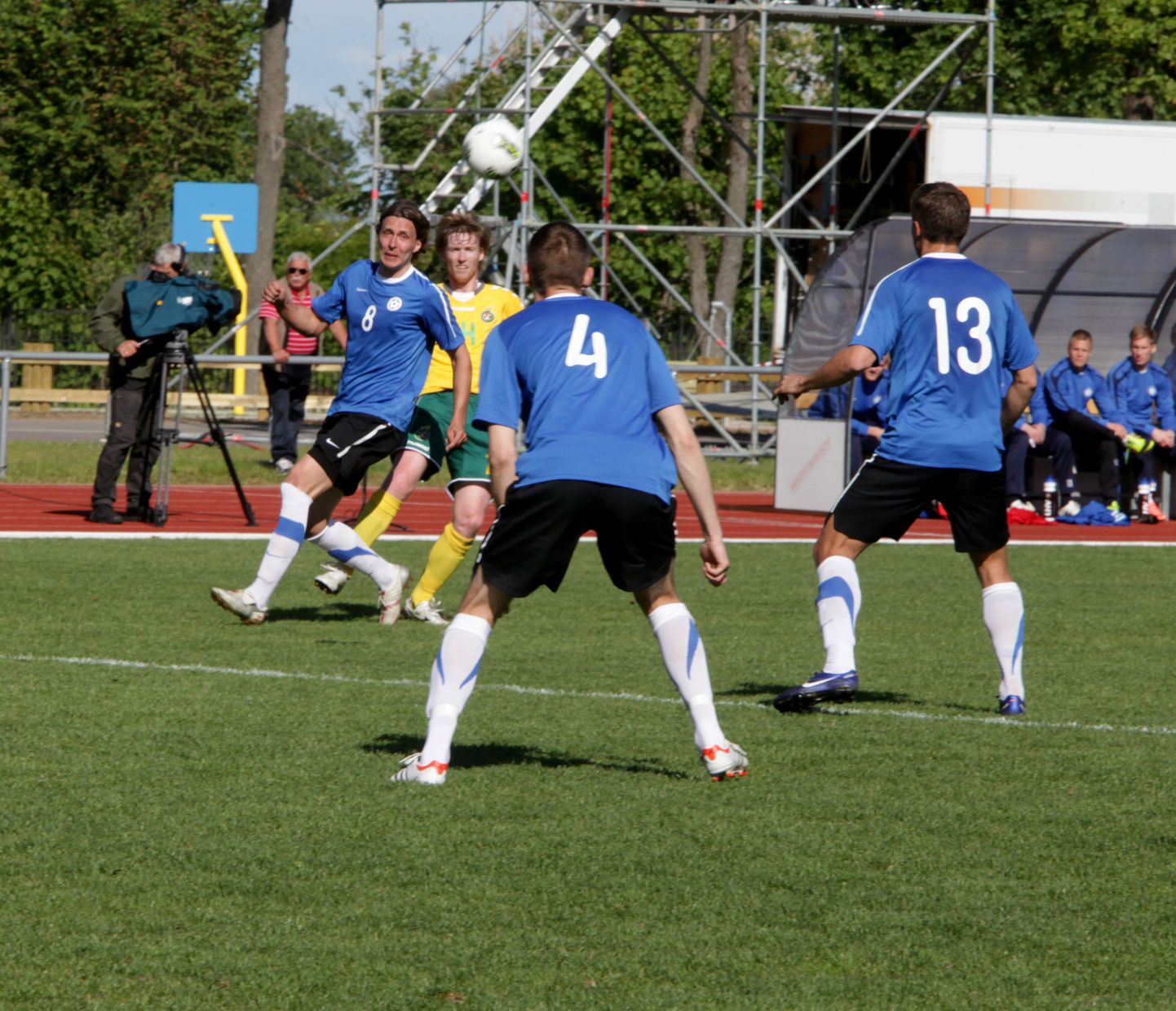 Eesti koondis Balti turniiri kolmanda koha kohtumises Leedu vastu.