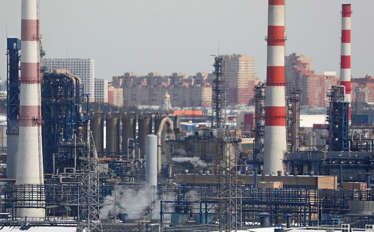 Gazpromnefti Moskva rafineerimistehas.