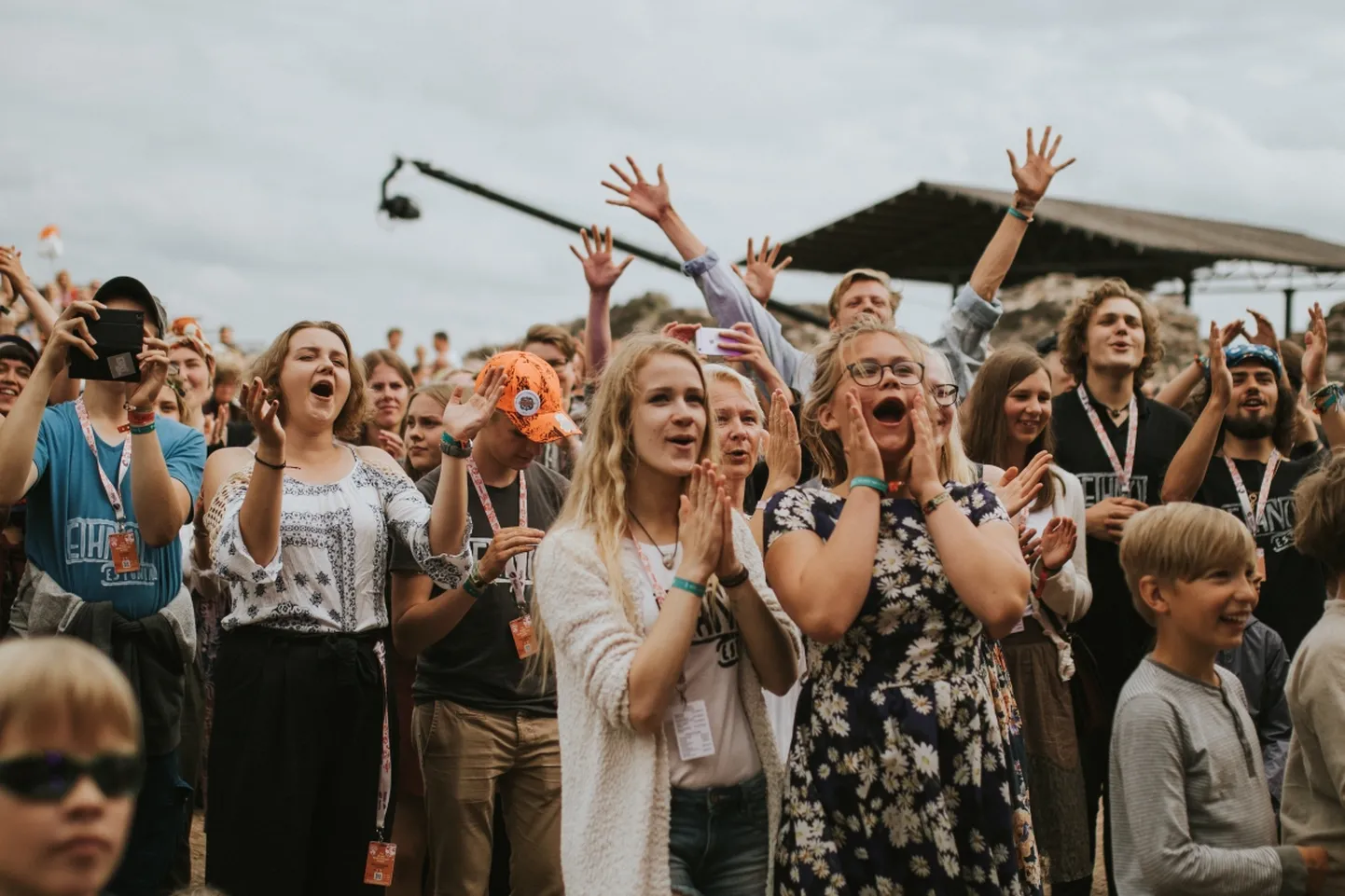 Viljandi Pärimusmuusika festivali publik.