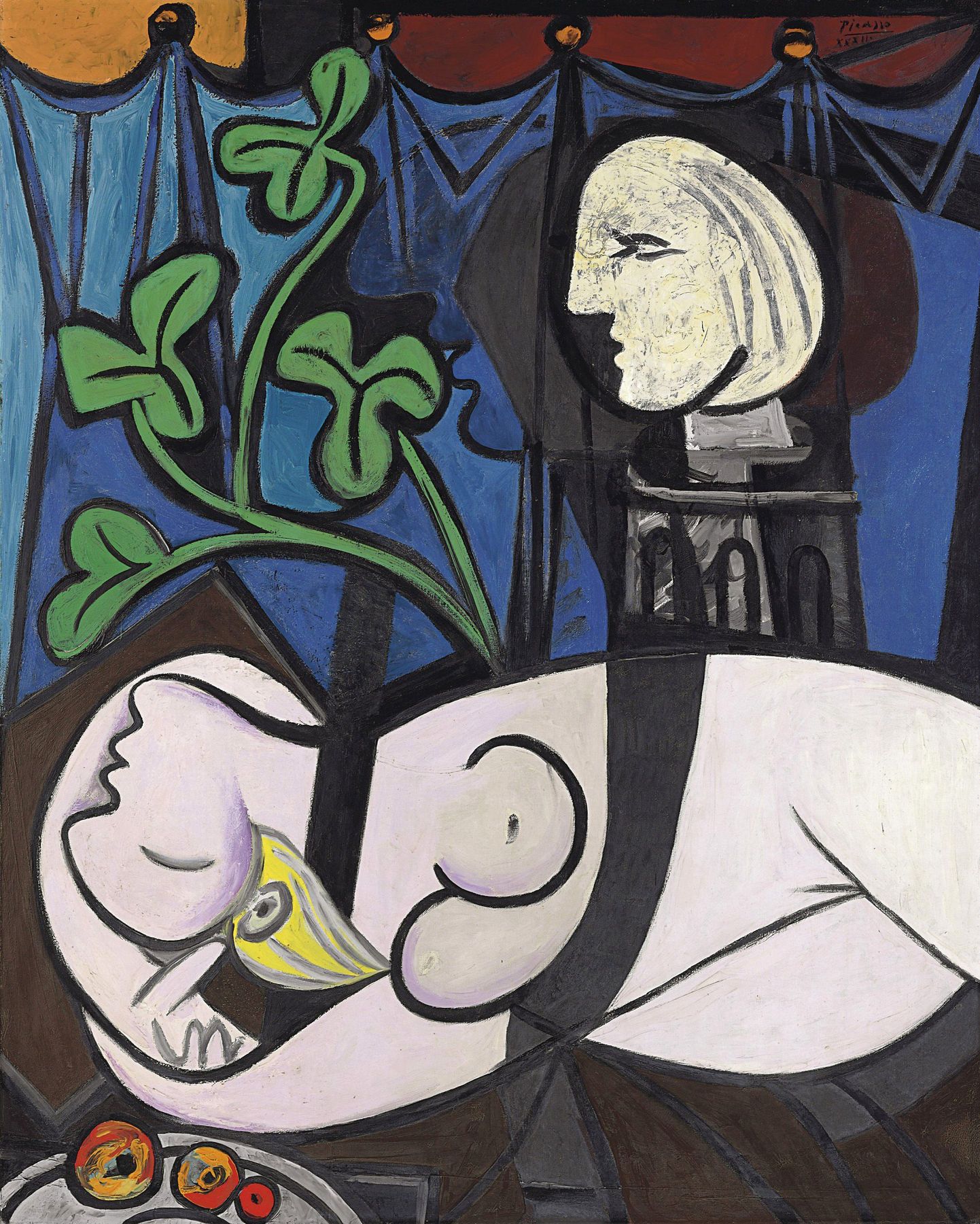 Pablo Picasso maal «Nu au Plateau de Sculpteur»