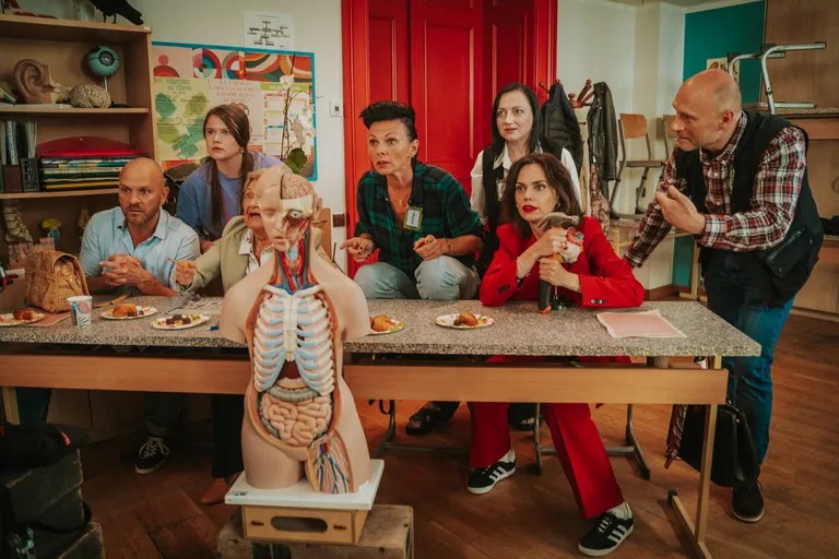 Kadrs no Martas Elīnas Martinsones filmas "Vecāku sapulce".