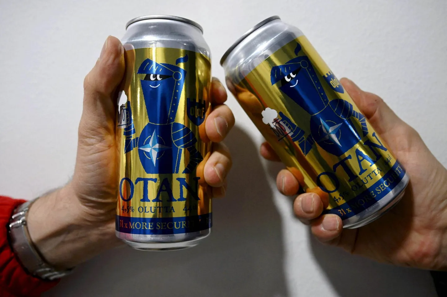 Väike õlletootja Olaf Brewing tähistas Soome NATOga liitumist õlle OTAN turuletoomisega.