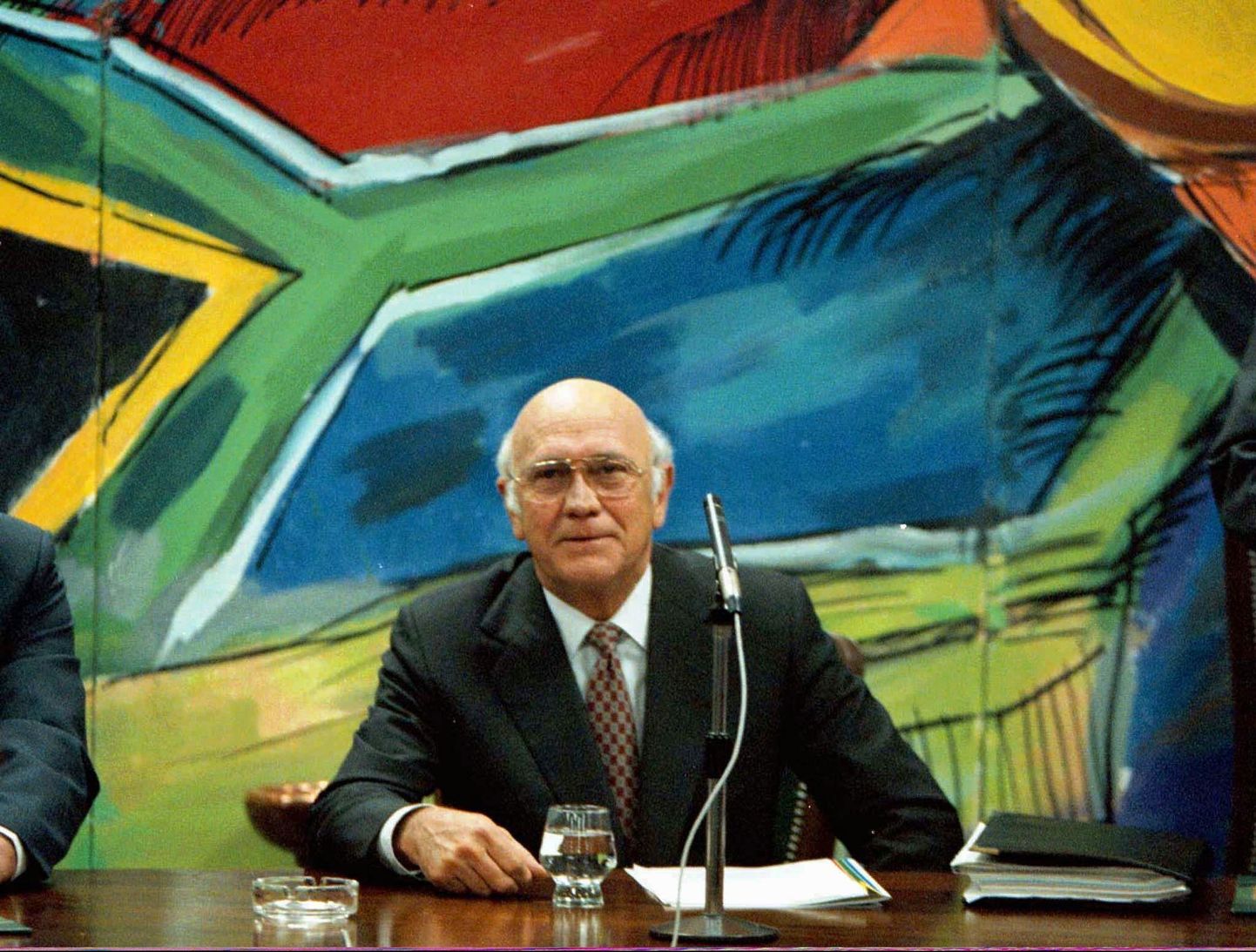 Lõuna-Aafrika endine president Frederik Willem de Klerk Kaplinnas 26. august 1997.