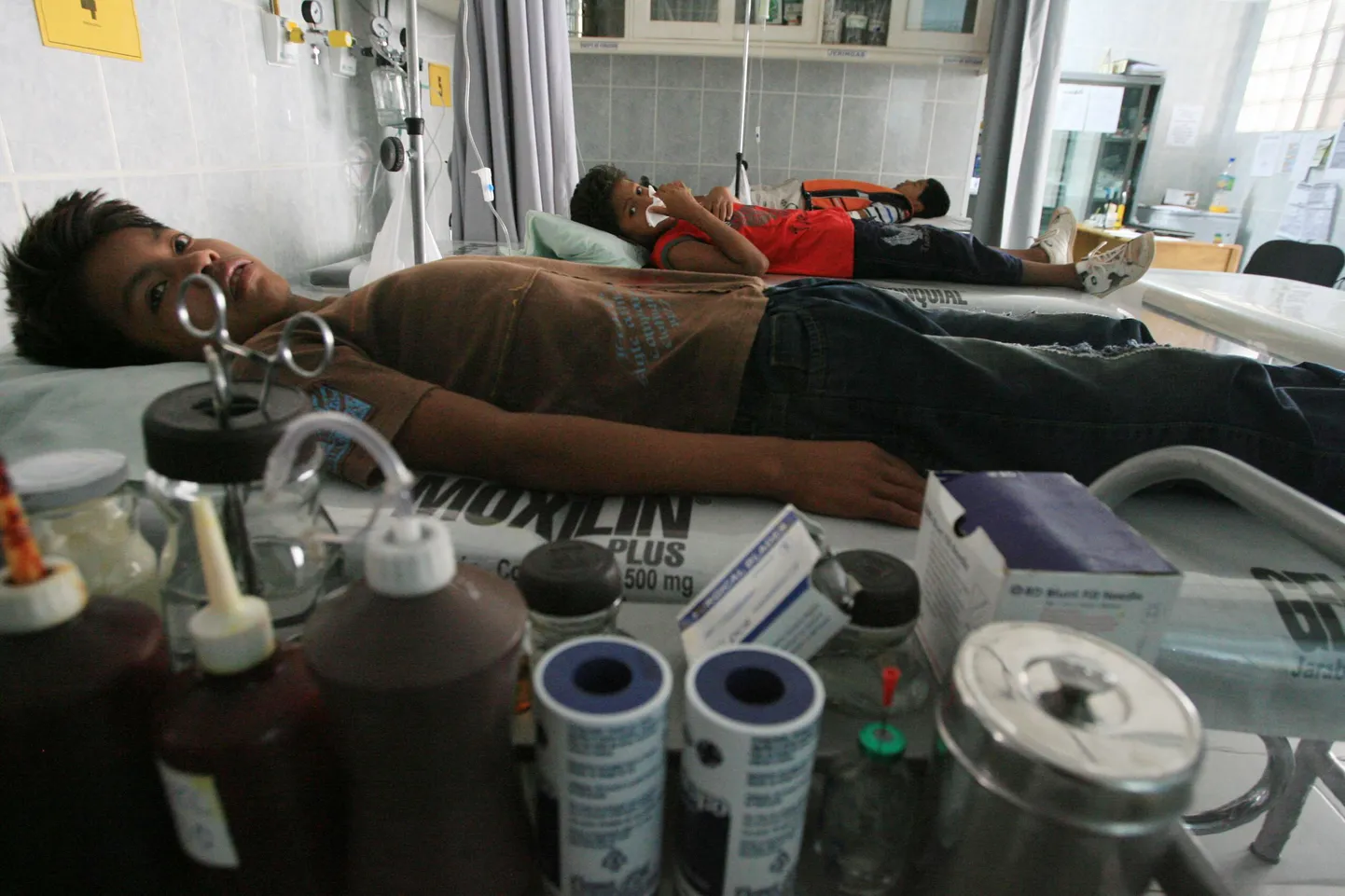 Dengue palavikku põdevad lapsed Boliivias. Foto on illustratiivne.
