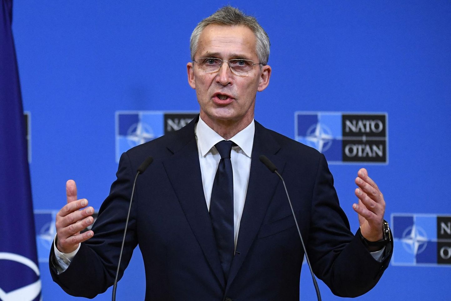 NATO peasekretäri Jens Stoltenbergi sõnul ei ole alliansi ­laienemise teema Venemaa dikteerida.