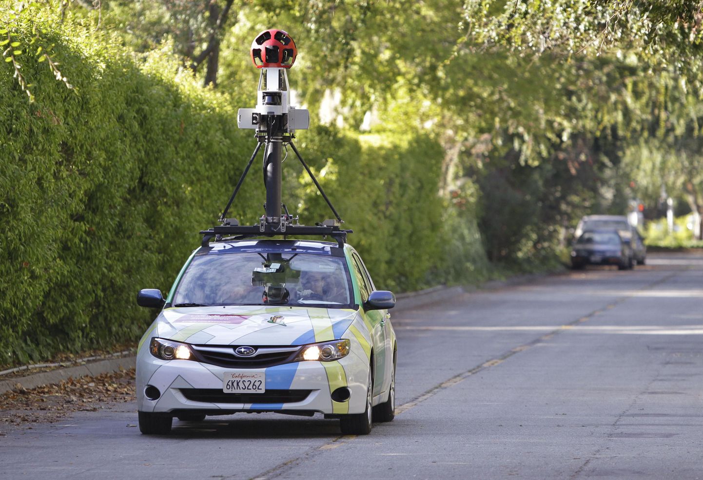 Google Street View sõiduk Californias
