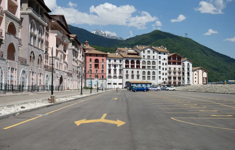 The town is empty now. Photo: