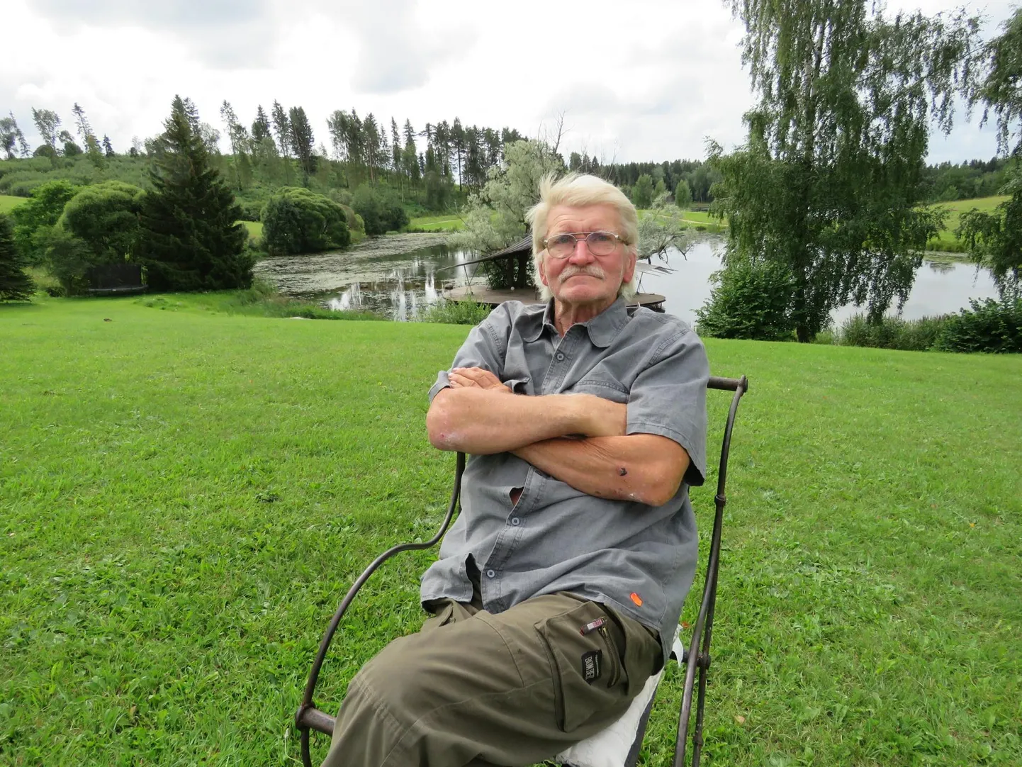 Leigo talu peremees Tõnu Tamm ütleb, et muusika on tema hinges olnud lapsest saati.