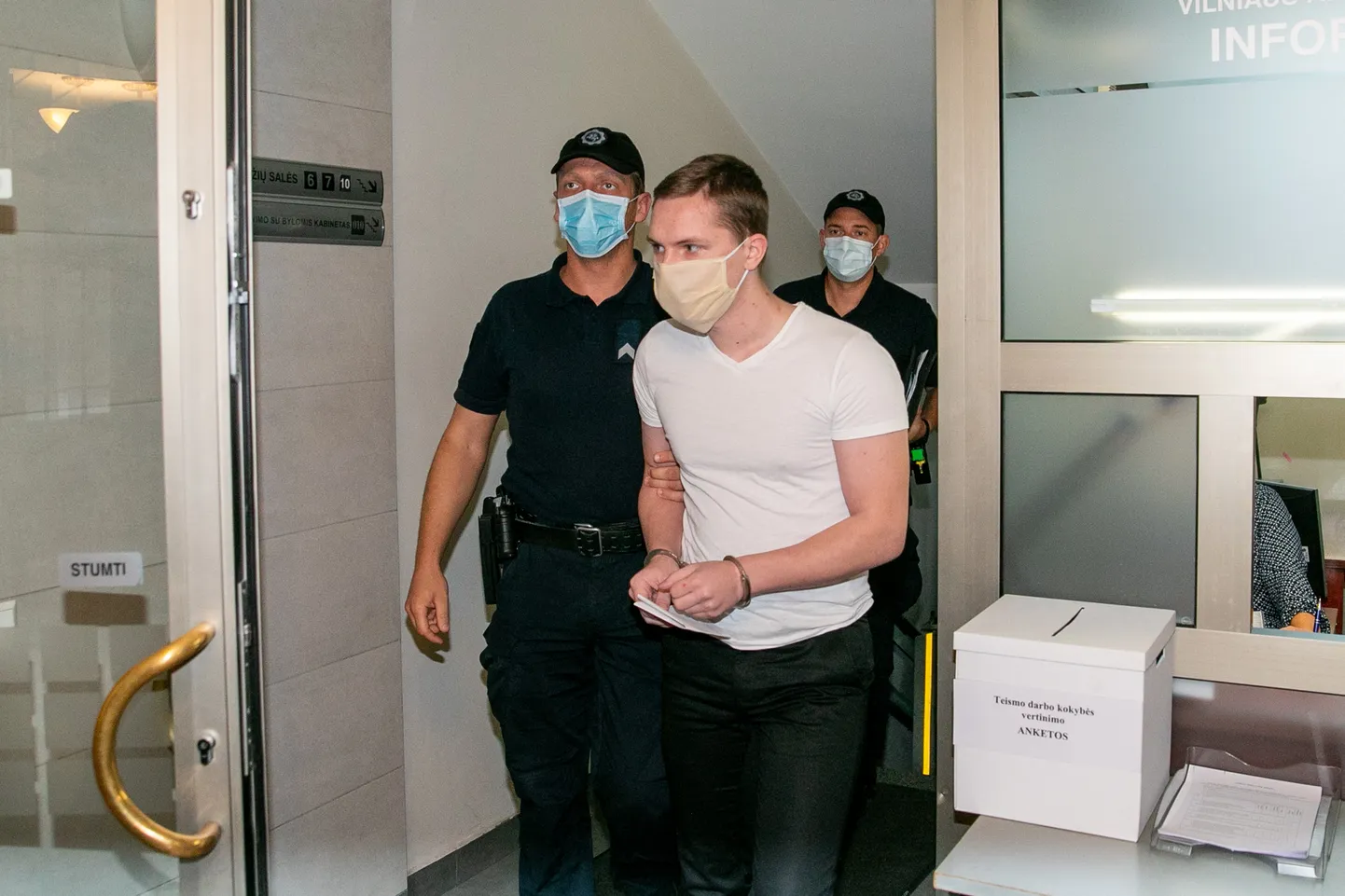 Terrorirünnaku kavandamise eest vangi mõistetud Gediminas Beržinskas.