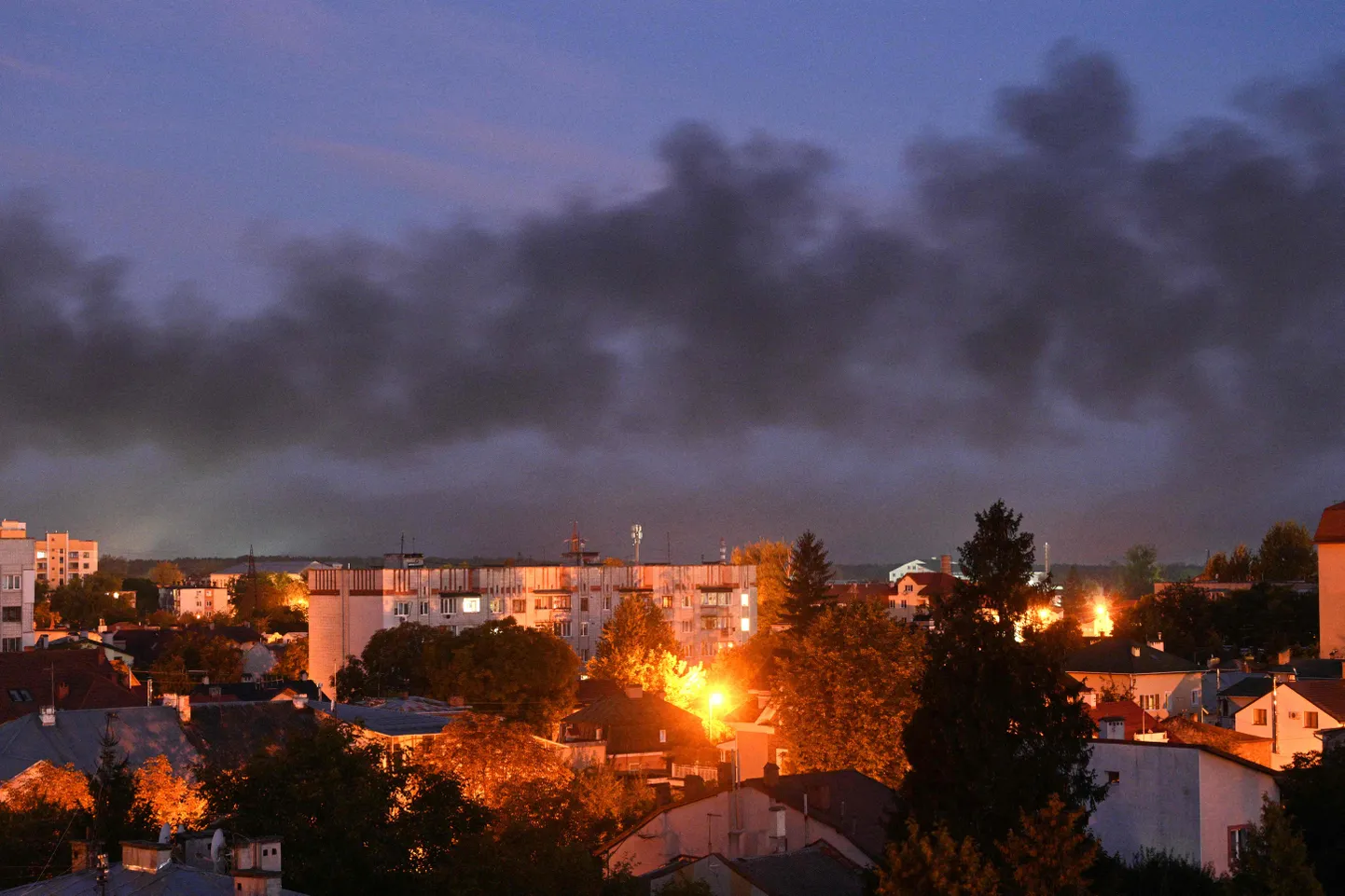 Fotol 19. septembri õhurünnak Lvivile.