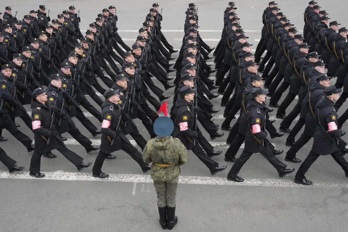 9. mai paraadi proov Venemaal Peterburis.