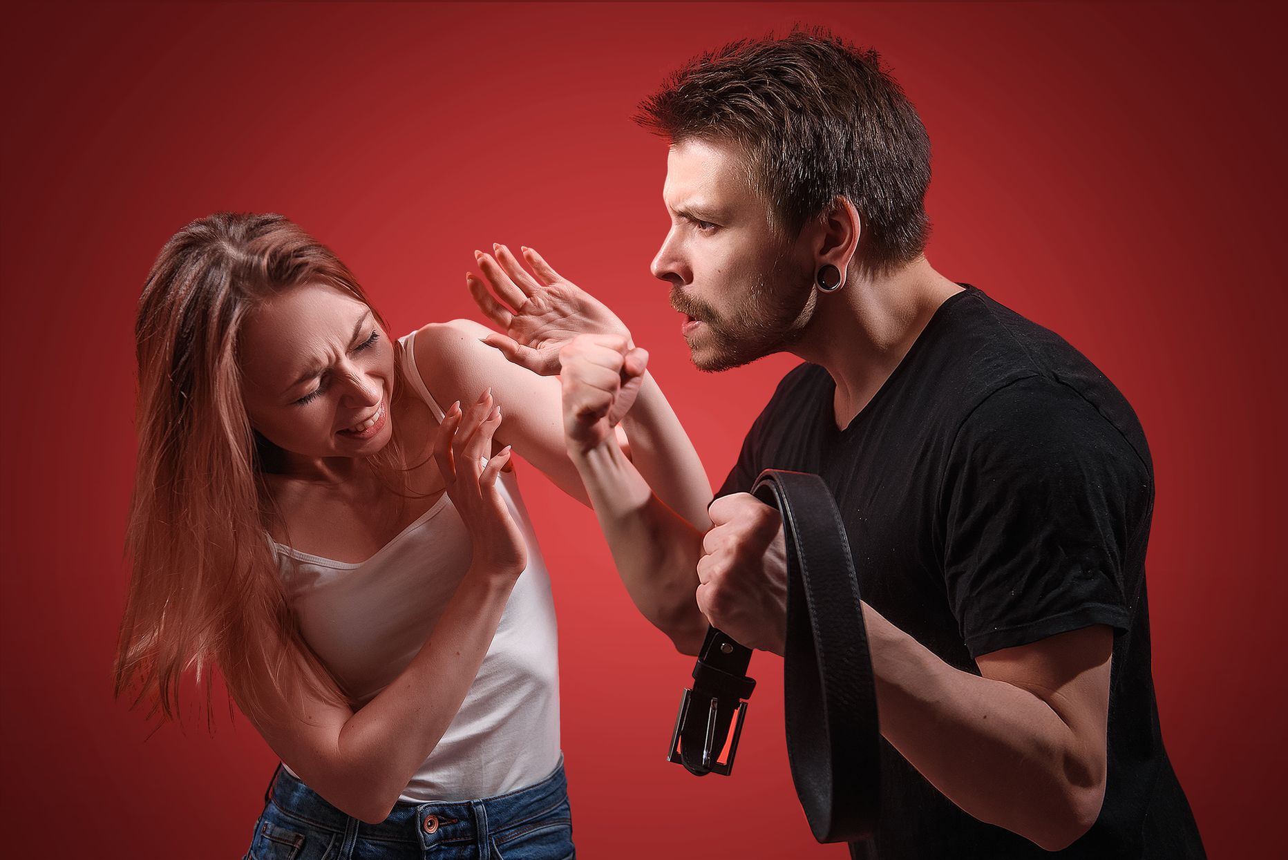 Семейное насилие. Иллюстративное фото.