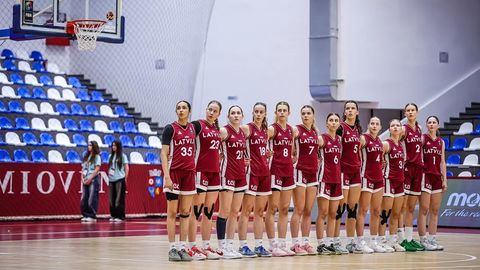 VIDEO ⟩ Latvijas U-16 basketbolistes cieš sagrāvi pret Spāniju. Cīnīsies par EČ bronzas medaļām