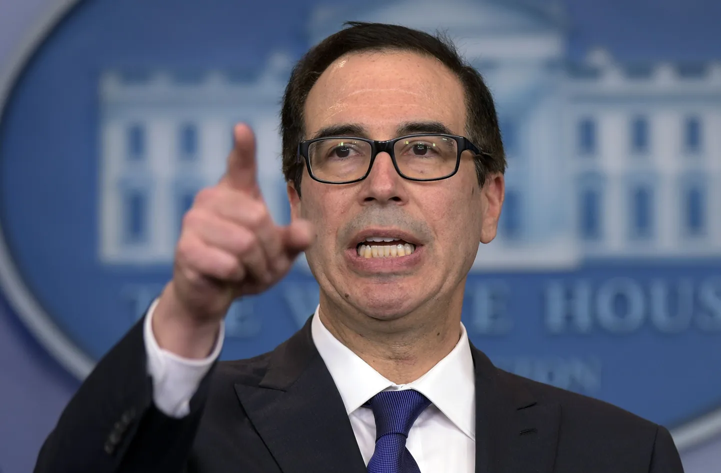 USA rahandusminister Steven Mnuchin hurjutas teravasõnaliselt Venezuela presidenti.