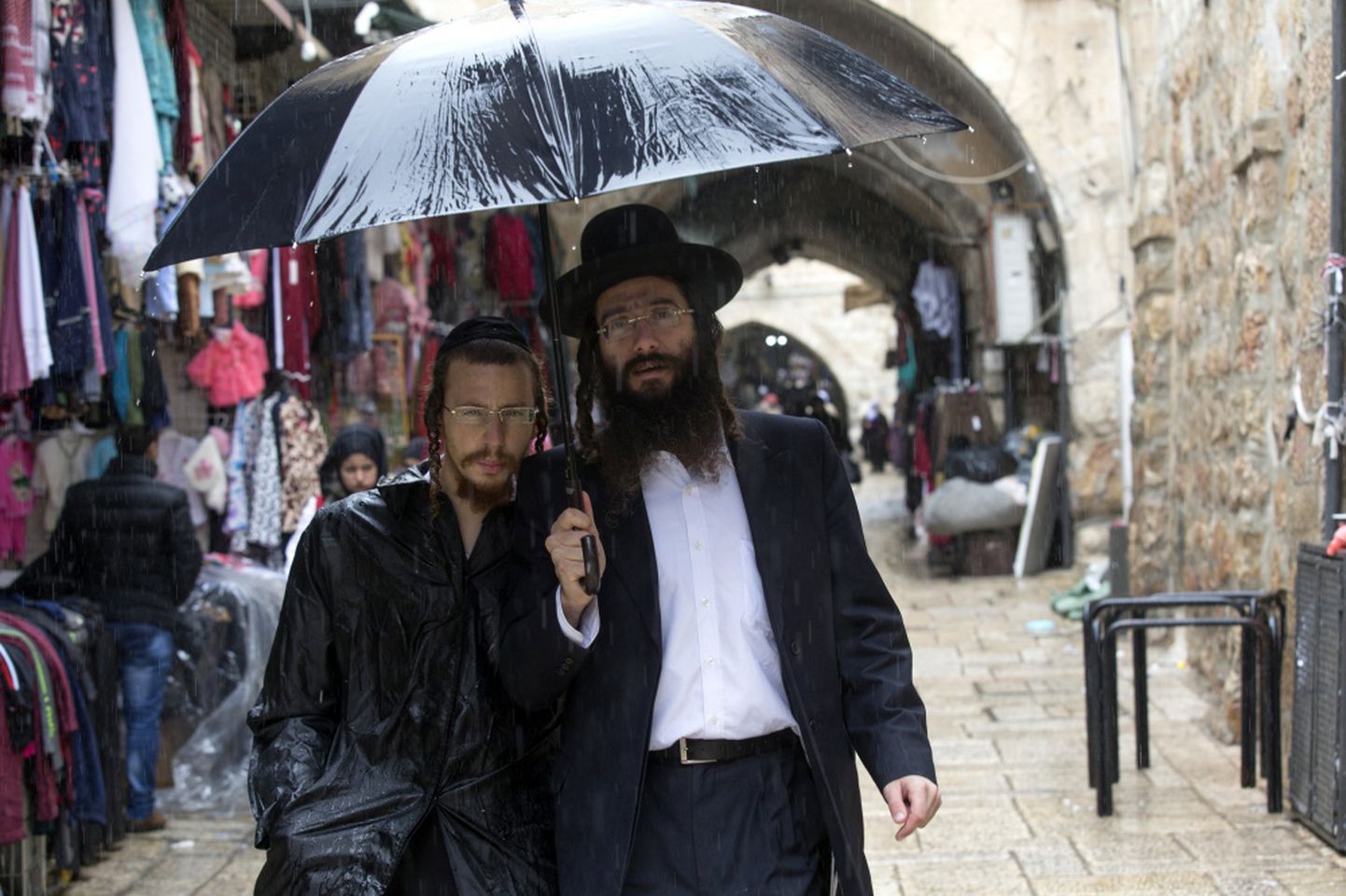 Ultraortodoksālie ebreji Jeruzalemē. Ilustratīvs attēls