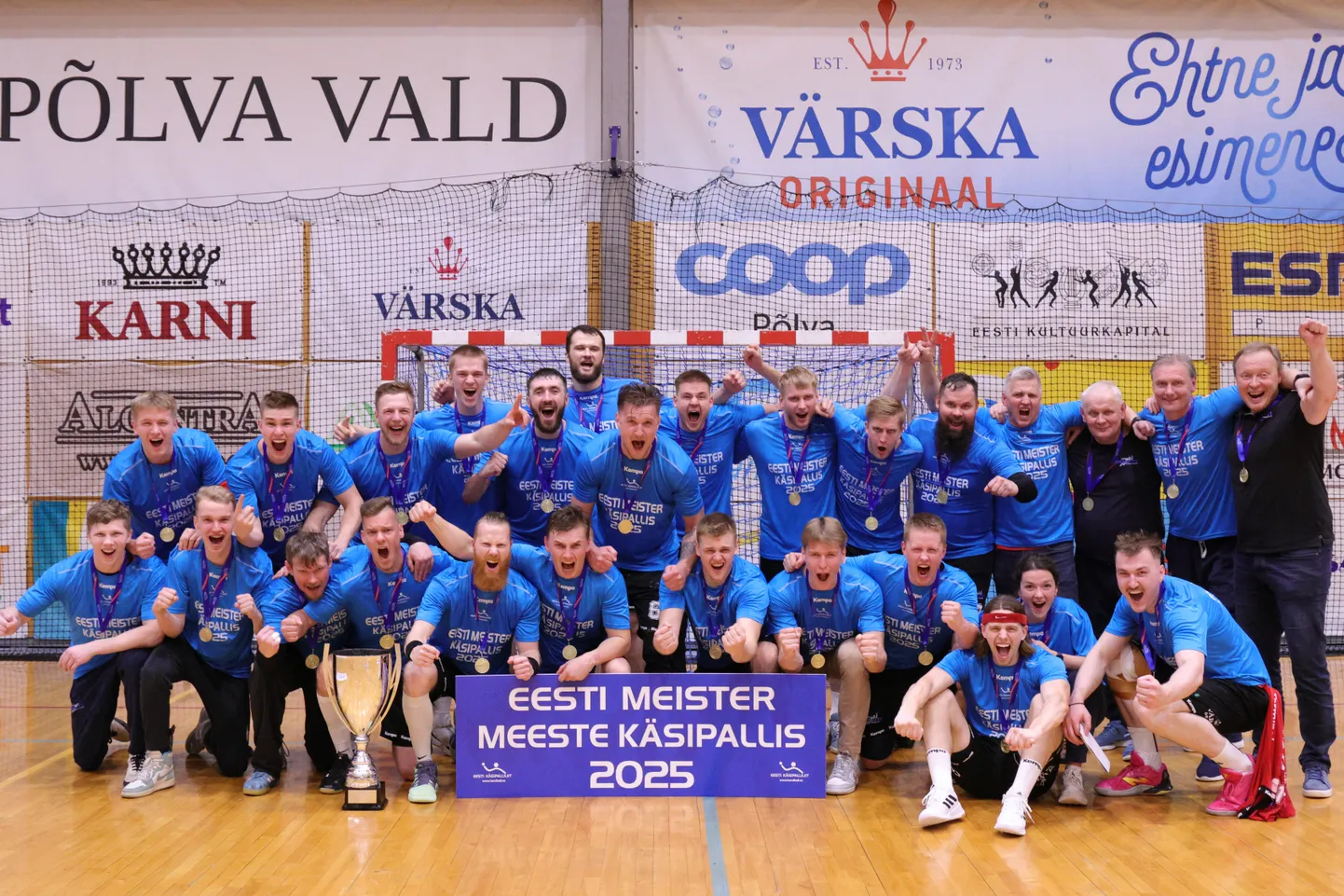 Põlva Serviti tuli 10. korda järjest Eesti meistriks.