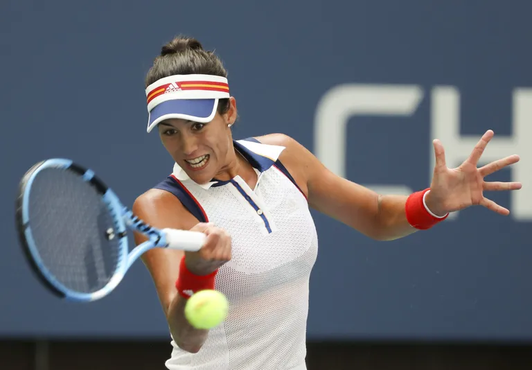 Garbine Muguruza US Openi avaringis. /Xinhua/Sipa USA/Scanpix
