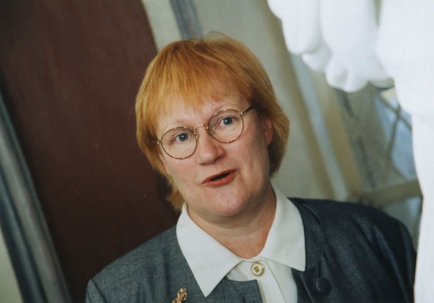 Toona Soome väliministri ametit pidanud Tarja Halonen 1990. aastate keskpaigas.