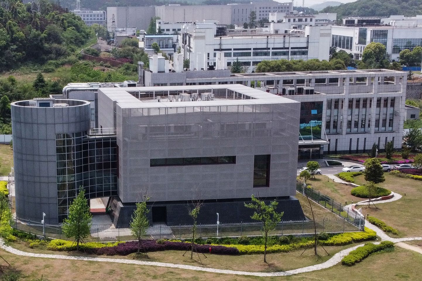 Õhufoto Wuhani viroloogiainistituudist, kus asub Aasia suurim viirustepank ning muuhulgas uuritakse ka nahkhiirte koroonaviiruseid.