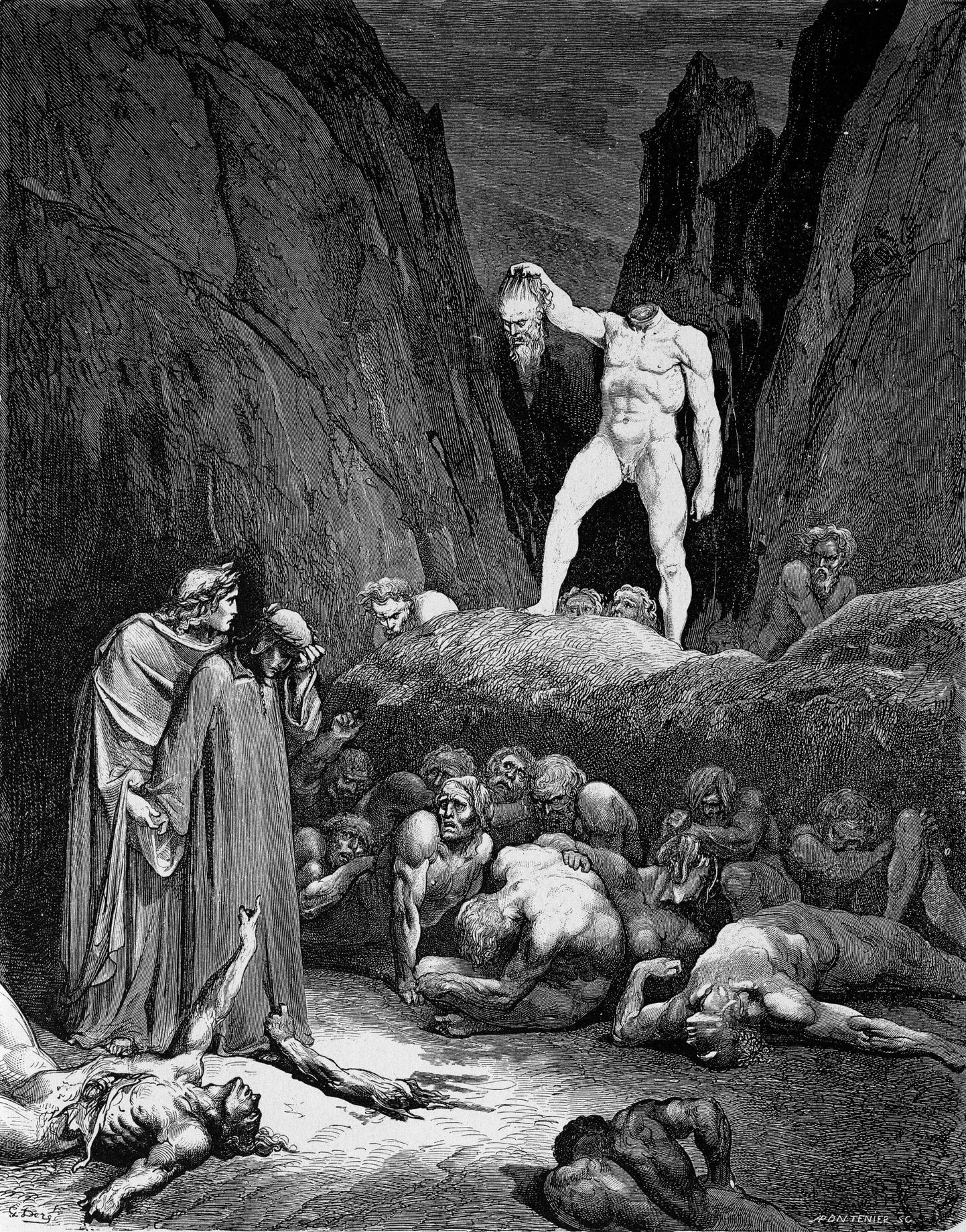 Illustratsioon Dante Alighieri «Jumalikule komöödiale».
