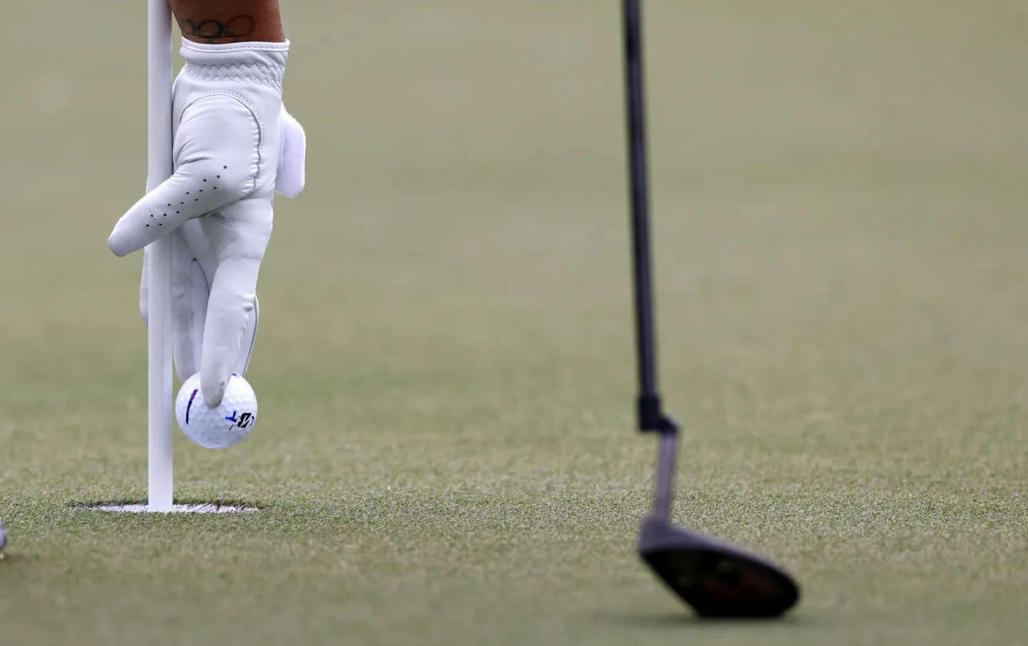 Golfipall ja -kepp. Pilt on illustratiivne.