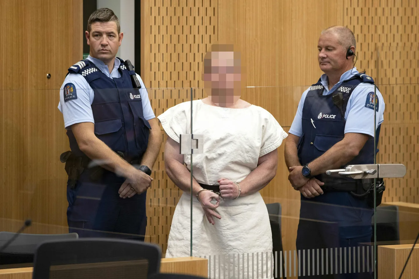 Terrorist Brenton Tarrant kohtus.